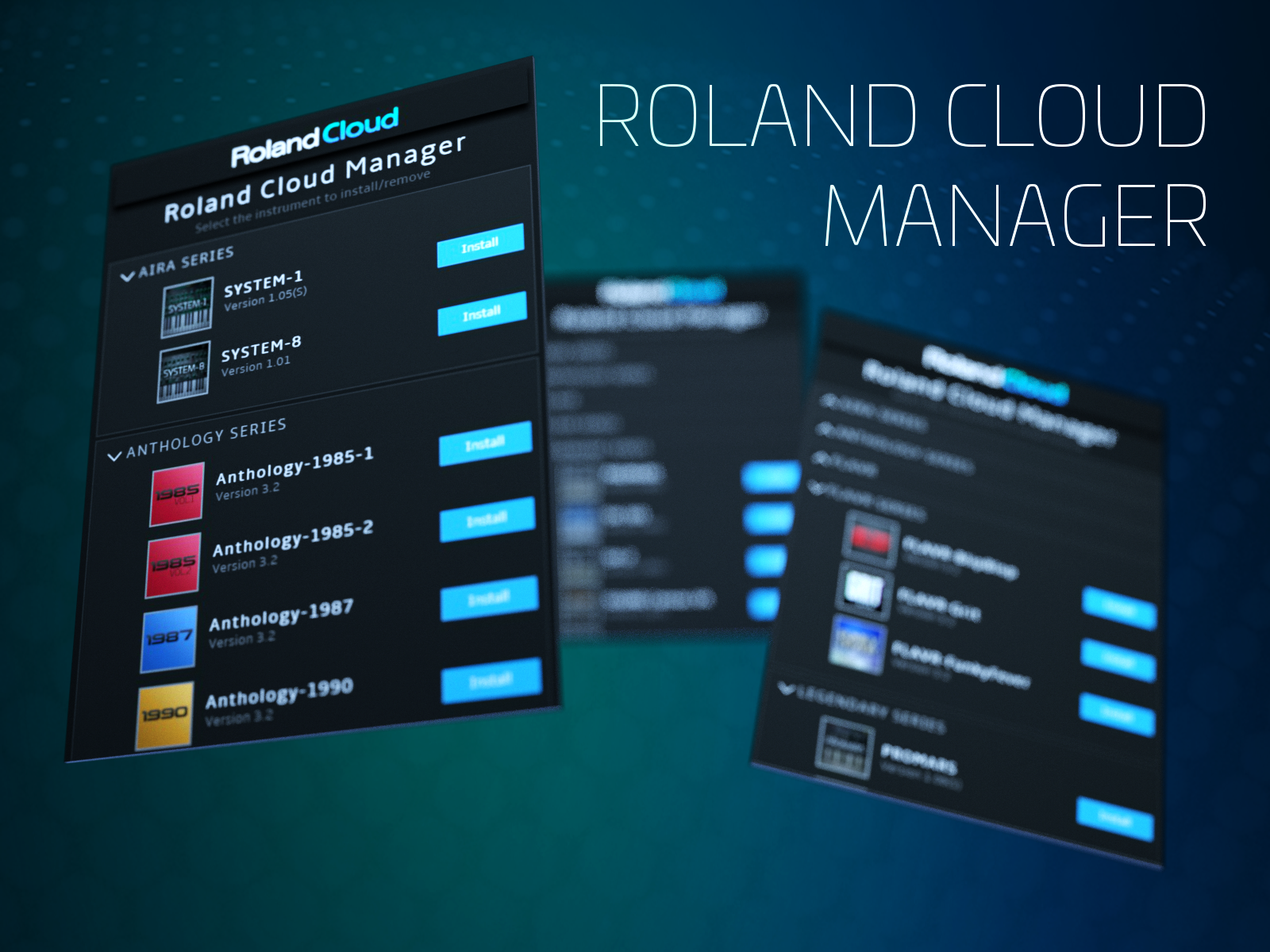 Roland Cloud Manager makes it easy to make music