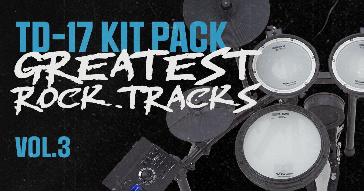 DTM・DAW Roland SCREEN MUSIC Vol.3 GS SMF EOS TD-17 Kit Pack: Greatest Rock Tracks Vol. 3