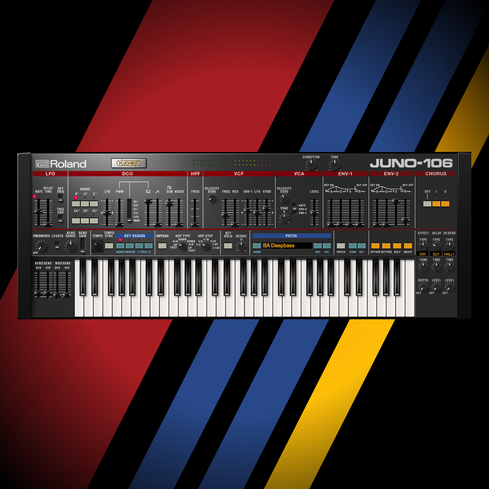 Roland juno 106 on sale vst