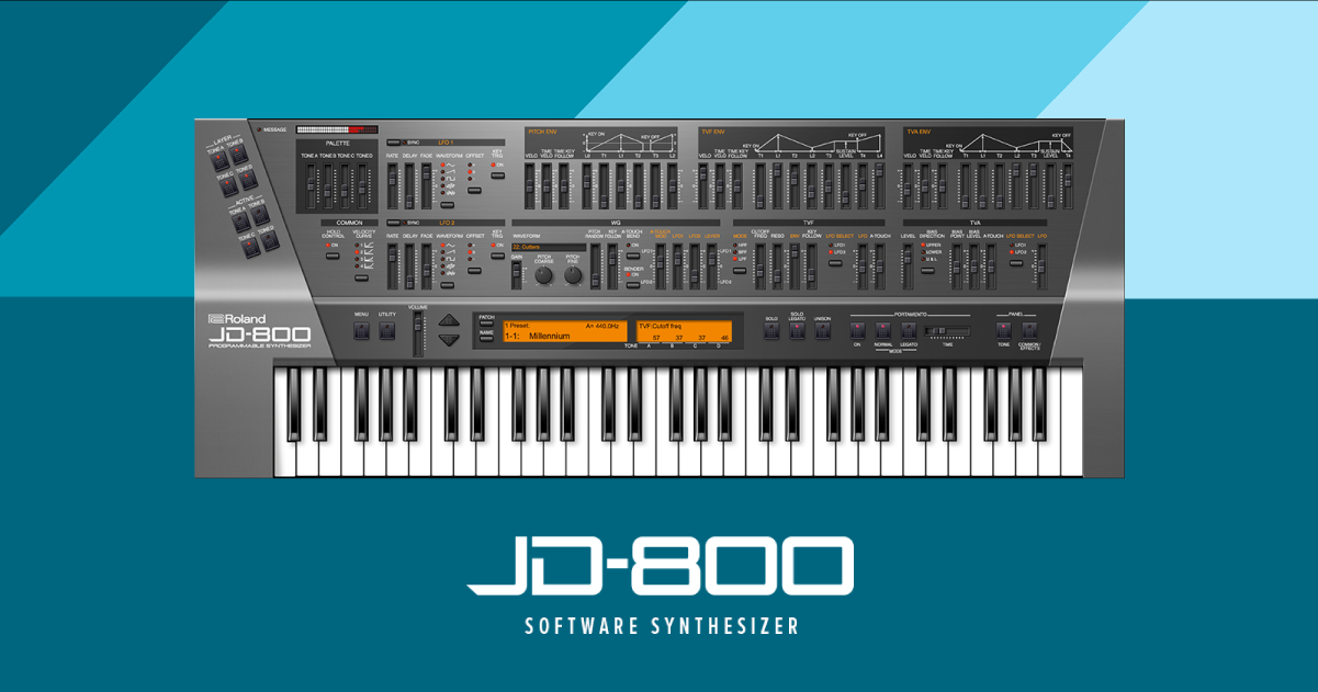 The JD-800 Software Synthesizer is Here!