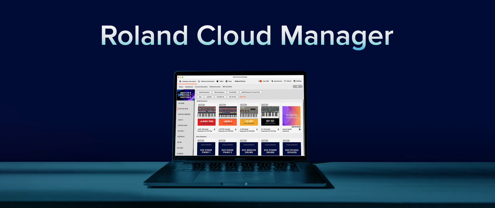 Roland Cloud Manager 3.0.2 Now Available
