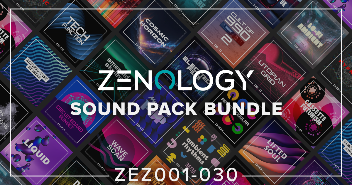 ZENOLOGY Sound Pack Bundle ZEZ001–030