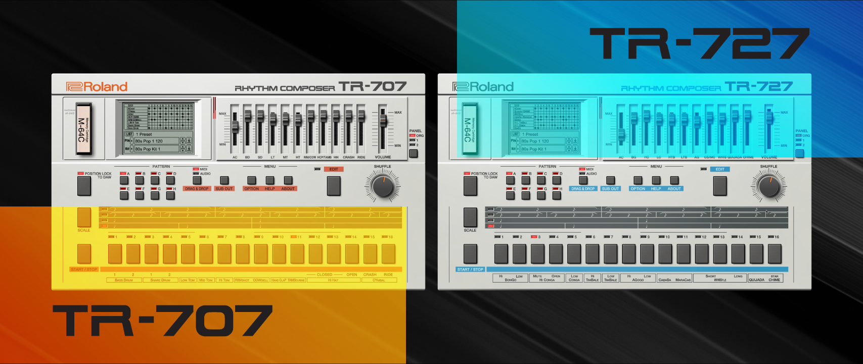 TR-707 and TR-727 Now Available!