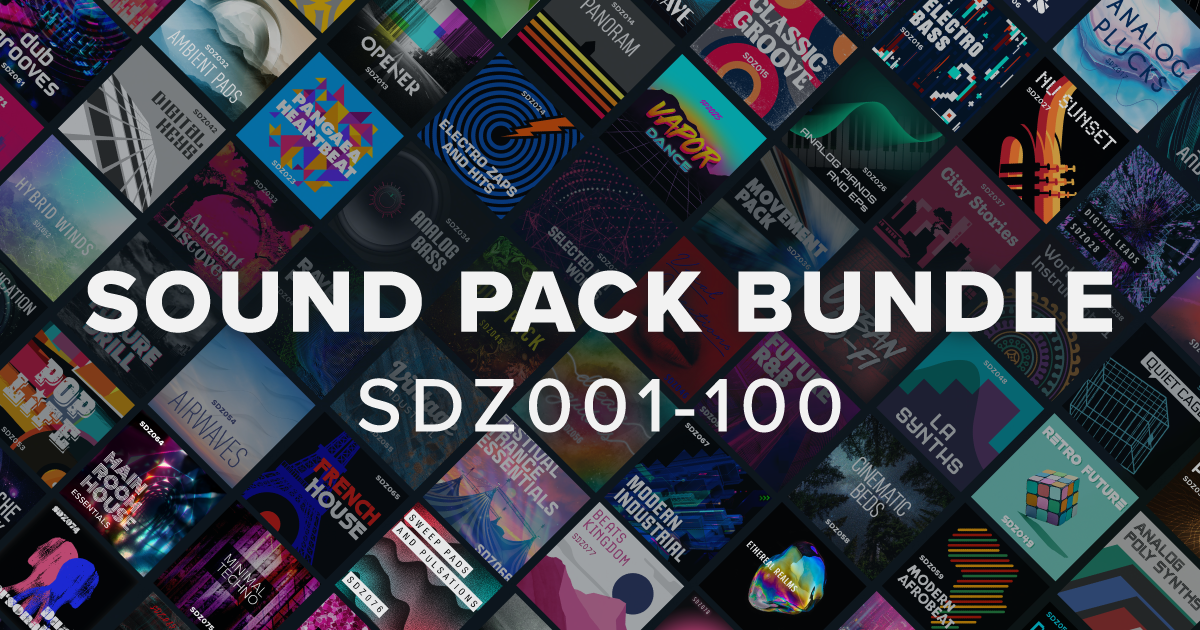 Sound Pack Bundle: SDZ001-100 Now Available!